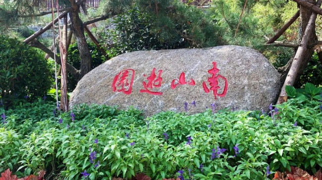 美丽的绿化、休闲的广场、齐全的健身器材……威海环翠区新建南山游园让居民生活更有质感火狐电竞(图1)