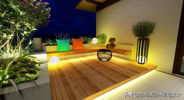 20平方米南方露台花火狐电竞园景观规划设计方案(图6)