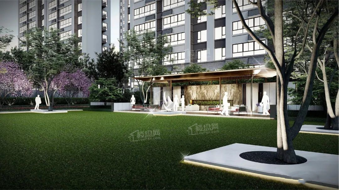 长丰城火狐电竞建琥珀春树里小区园林设计怎么样？(图3)