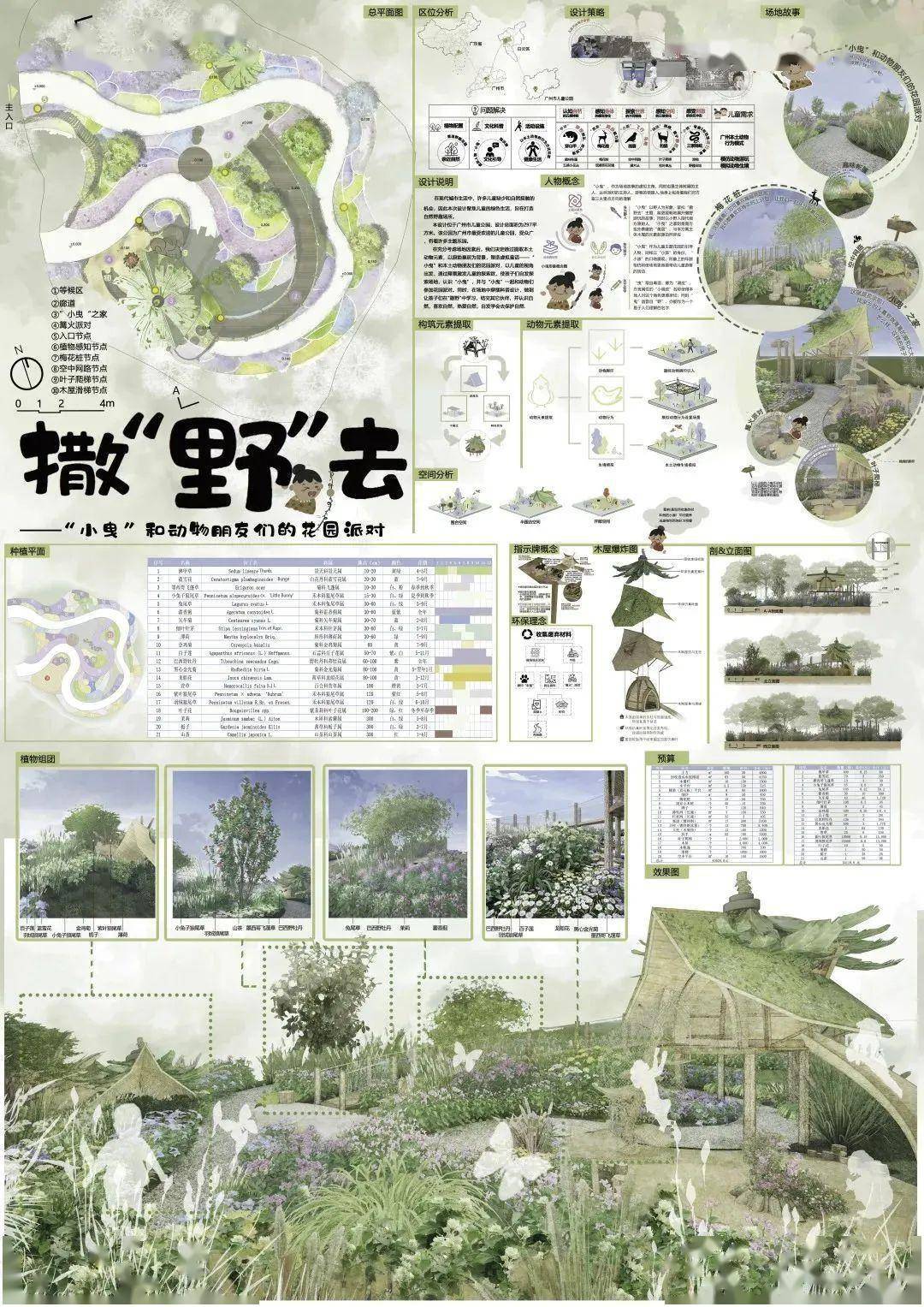 火狐电竞2023广州园博会大学生园林设计竞赛获奖作品展(图4)