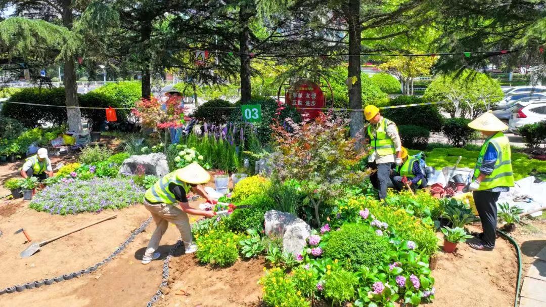 日照市第四届园林绿化行业职业火狐电竞（花艺环境设计师）技能竞赛成功举办(图1)
