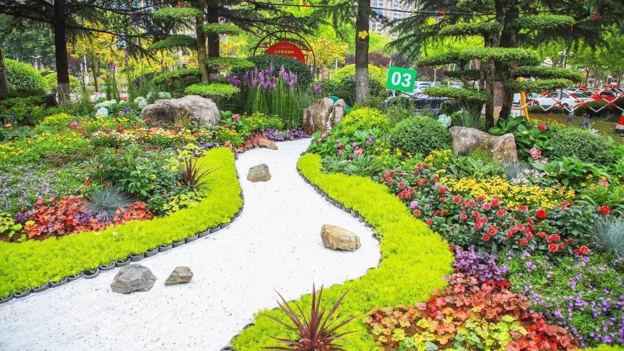日照市第四届园林绿化行业职业火狐电竞（花艺环境设计师）技能竞赛成功举办(图7)