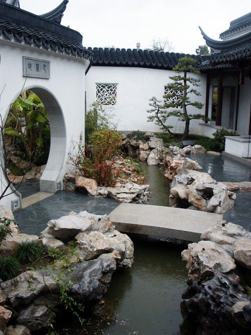 火狐电竞16个中式“花园庭院”设计一砖一瓦一草一木造就最美院落(图5)