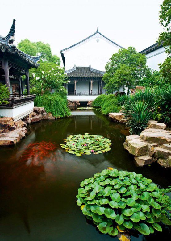 火狐电竞16个中式“花园庭院”设计一砖一瓦一草一木造就最美院落(图3)