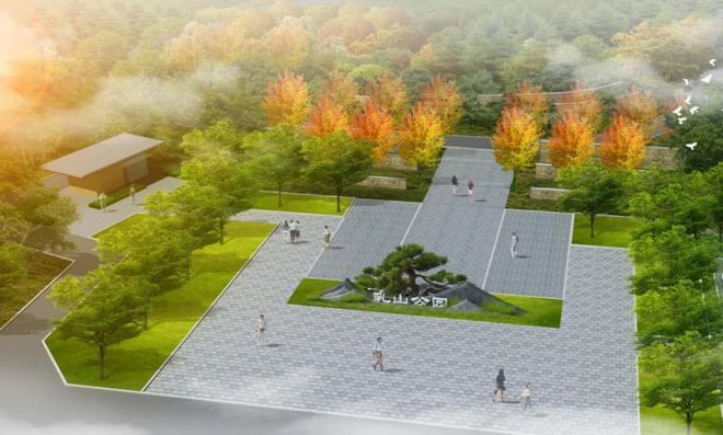 火狐电竞乐享后花园！乳山山头公园独家设计图披露（多图）(图8)
