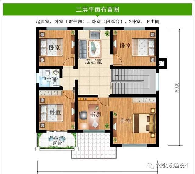 火狐电竞12套二层小面积农村自建房别墅你更喜欢哪款二层农村自建房别墅(图5)