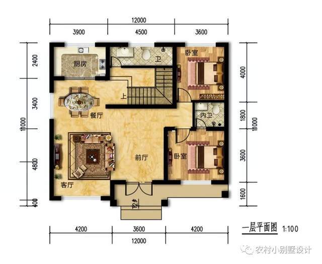 简欧二层农村自建房别墅2024农村自建房别墅最佳户型推荐火狐电竞(图1)