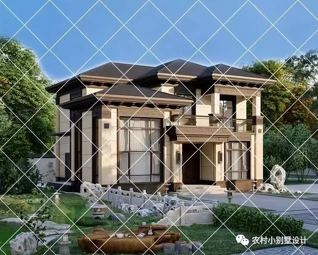 火狐电竞农村自建房到底是玄关好还是堂屋好？18套带玄关的二层别墅(图1)