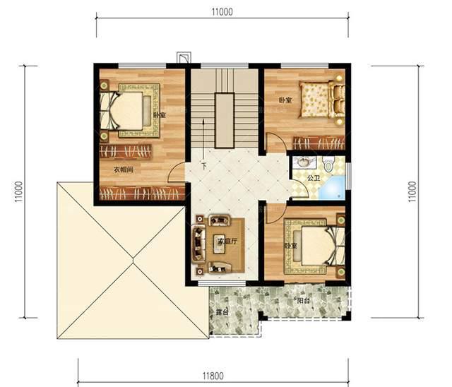 火狐电竞农村自建房到底是玄关好还是堂屋好？18套带玄关的二层别墅(图3)