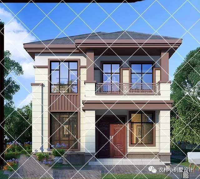 火狐电竞22套二层农村自建房推荐造型简约耐看颜值高16万起建二层别墅(图5)