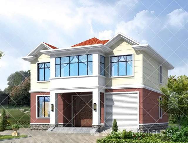 火狐电竞22套二层农村自建房推荐造型简约耐看颜值高16万起建二层别墅(图6)