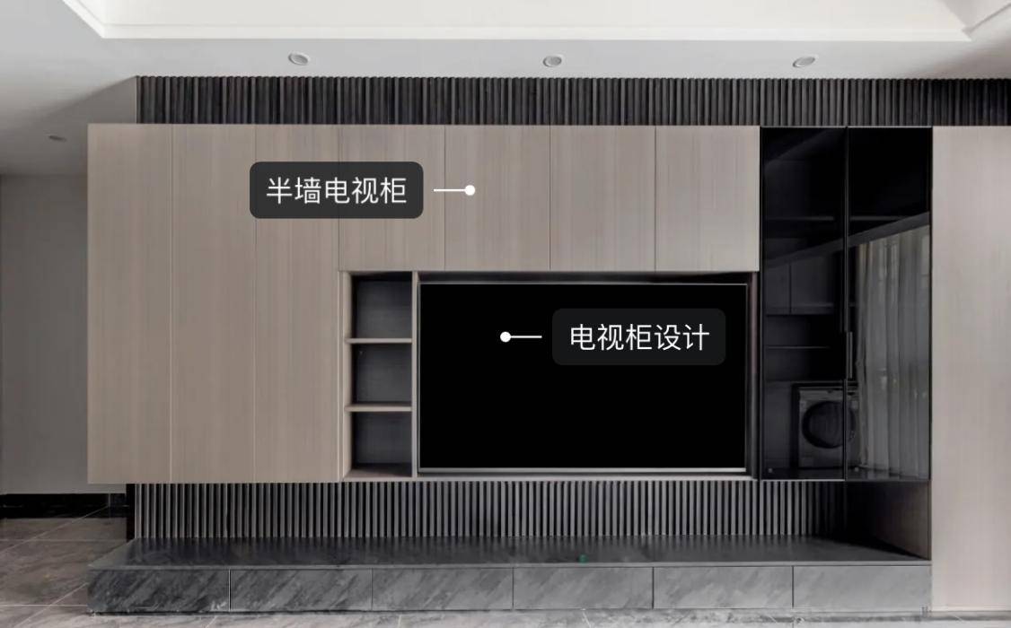 装修锦囊提醒请查收电火狐电竞视柜设计效果图(图1)