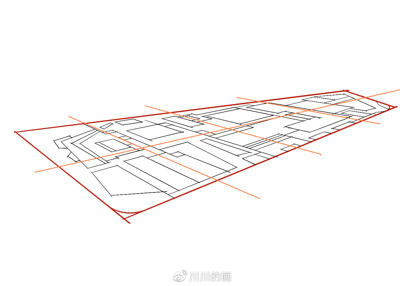 火狐电竞最详细风景园林快题鸟瞰图画法解析(图4)