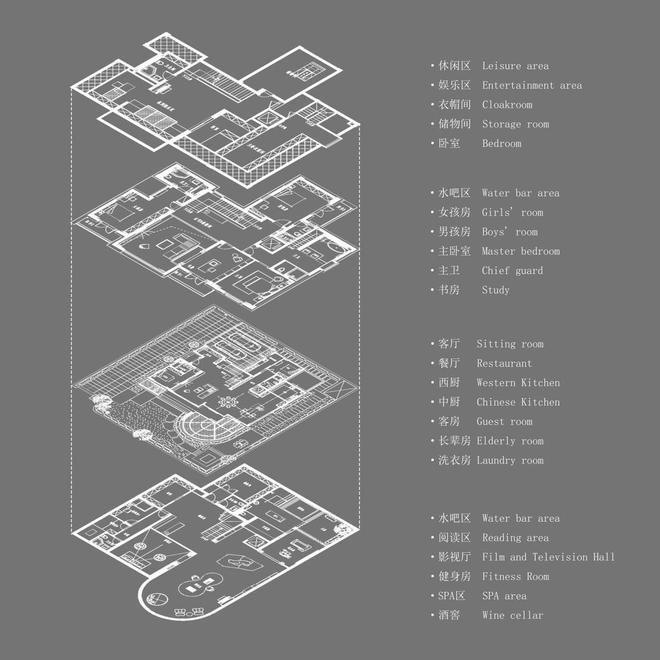 这套上火狐电竞海1100m²别墅藏着绝美地下图书馆网友：做梦素材有了！(图21)