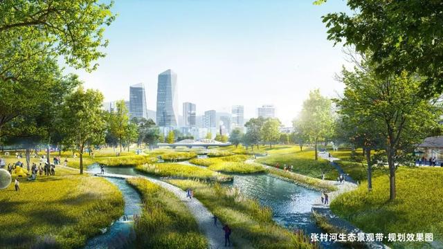 火狐电竞别错过！青岛张村河生态公园公布最新规划和效果图！(图3)