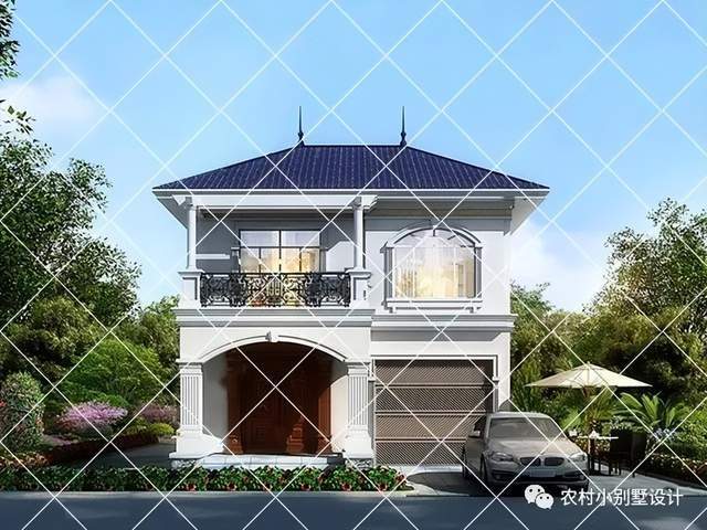 火狐电竞预算20万也能建“豪宅”15套小宅基地二层农村自建房别墅设计图(图10)